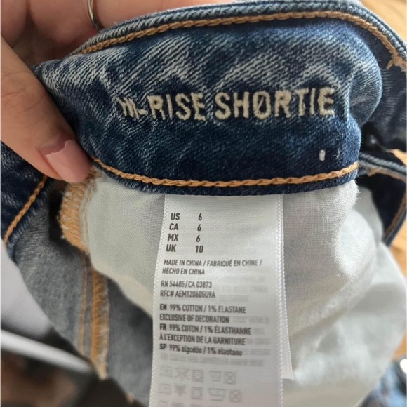 American eagle high rise denim shorts - Picture 3 of 3
